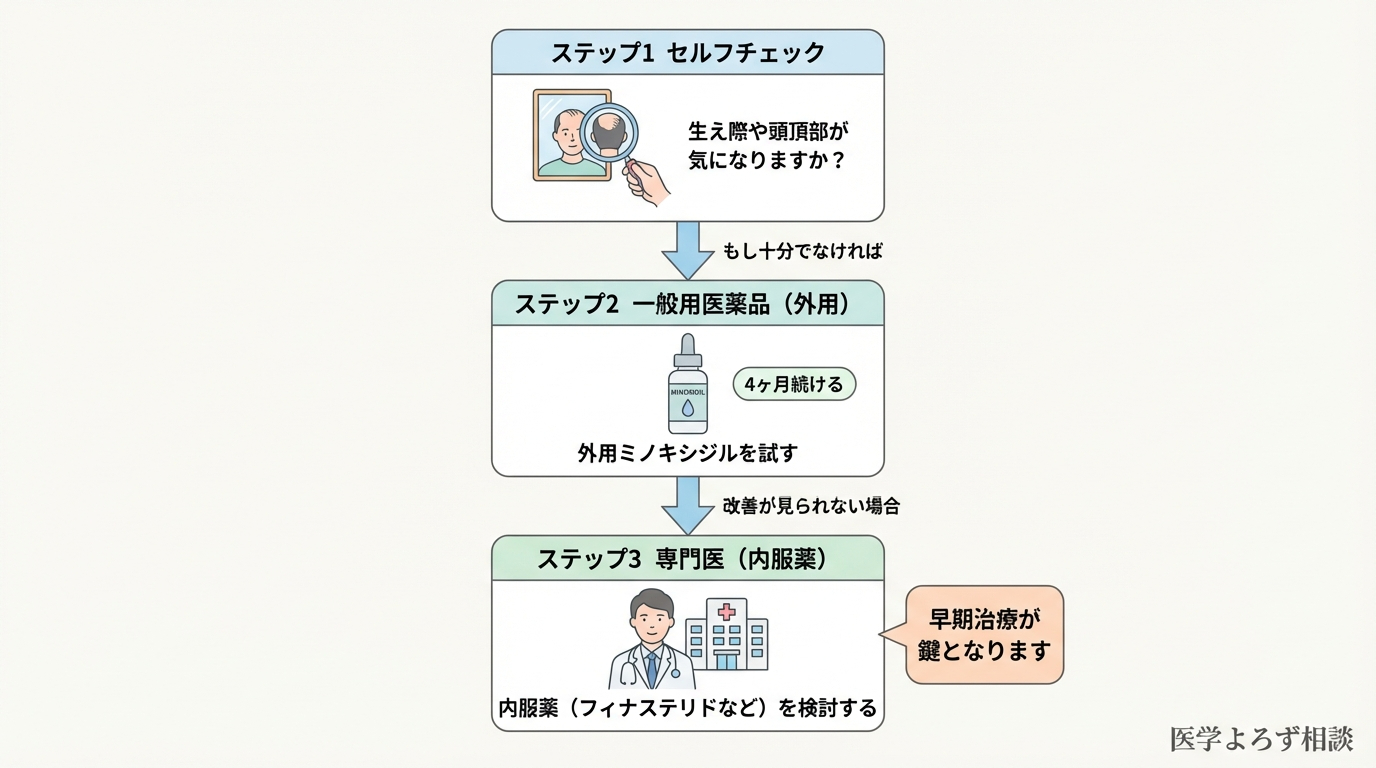 AGA対策アクションフローチャート